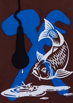 If you don&amp;rsquo;t know what to say, shut up!, lightweight felt, 178 x 126 cm, 2014