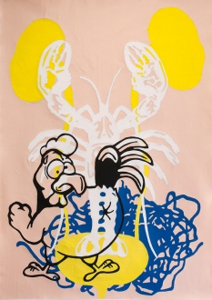The point of non return, lightweight felt, 178 x 126 cm, 2013